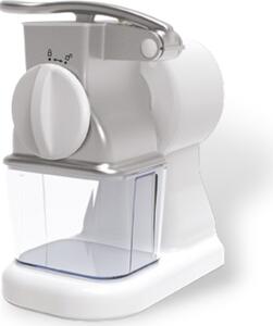 ARTUS Grattugia Elettrica Potenza 150 Watt in Alluminio con Rullo Acciaio Inox colore Bianco - GM150