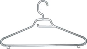 Tontarelli Grucce per mobile Appendibiti 43 cm confezione da 3 stampelle colore Grigio - 9090078153 Maxi