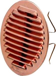 La Ventilazione Griglia Rame 150 Tonda Rete 80/125 Molle - grATU125R-Y