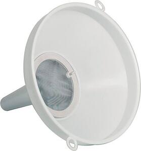 Enolandia Imbuto per Alimenti con Filtro in Polipropilene 21 cm colore Bianco - 4100