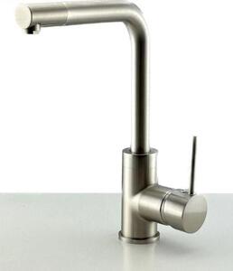 Rubinetto da cucina Ausmann Lavea in acciaio inossidabile con bocca orientabile e aeratore girevole 1208957160