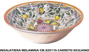 IBC Insalatiera Melamina cm 32x11h Carretto Siciliano - IBC930022