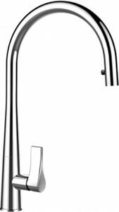 Miscelatore SCHOCK GOTA in cromo con bocca estraibile / miscelatore monocomando / miscelatore di design