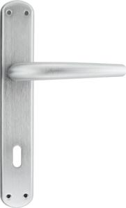 Forme Maniglia porta con Placca Q8/90 Materiale Lega colore Cromo Satinato - Torino 8/90 C02