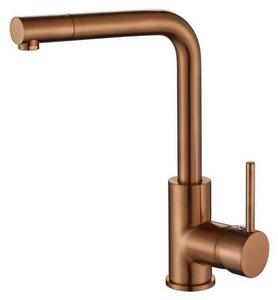 Rubinetto da cucina in rame Ausmann Lavea PVD copper con bocca orientabile 1208957132