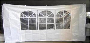 Amicasa Parete per Gazebo 300 cm Raffia colore Bianco - Parete 300 Raffia