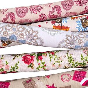 Floralcasa Paraspifferi Rivestito in Tela con Cotone interno floccato cm Decoro Floreale colore Assortito - 44800