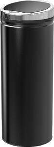 DecHome Pattumiera Automatica con Sensore a Infrarossi e Capacit 50L Acciaio Inox e Plastica Nero 30.5x30.5x81.5cm - 46e3