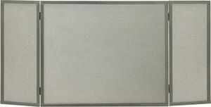 LaFerrotecnica Parascintille Camino in Ferro a 3 Ante Dimensioni 100x50 cm colore Grigio - PS800 Anna 3