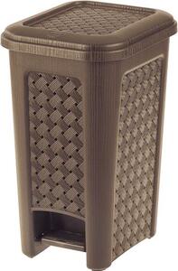 Tontarelli Pattumiera a pedale 8 L Wenge' Arianna - 8104288909