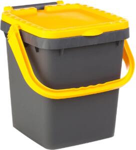 Ecoplast Pattumiera Bidoni Rifiuti Ecoplus lt 20 Coperchio Giallo - PL527467