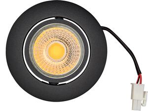Faretto LED "A 5068 T Flat" 8W 930 (bianco caldo) nero opaco dimmerabile