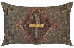 Cuscino in iuta multicolore 30 x 50 cm stile orientale etnico kilim soggiorno camera da letto Beliani
