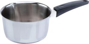 Tomatto Pentola Casseruola Acciaio Inox Conica Manico Bachelite cm 18