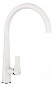 Miscelatore SCHOCK GOTA bianco con bocca fissa / miscelatore monocomando / miscelatore di design