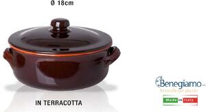 Benegiamo Pentola Casseruola Terracotta cm 18 - Familia