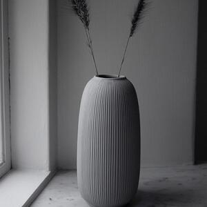 Storefactory Vaso Aby Grigio in Ceramica opaca