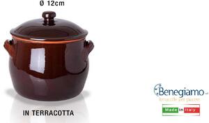 Benegiamo Pentola in Terracotta per Fuoco cm 12 - Lentia