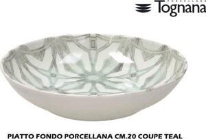 Tognana Piatto Fondo Porcellana cm 20 Coupe Teal - TG311594