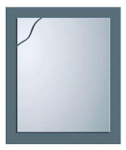 Specchio bagno classico cornice grafite - 40x51