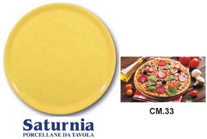 Saturnia Piatto Pizza Giallo Napoli cm 33 - T04Y28018