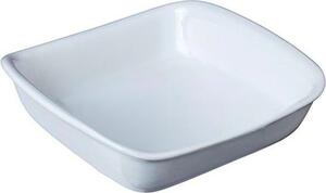 Pyrex Pirofila da Forno in Ceramica Quadrata 24 x 24 cm colore Bianco - Supreme