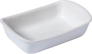 Pyrex Pirofila da Forno in Ceramica Rettangolare 26 x 18 cm colore Bianco - Supreme