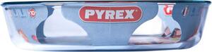 Pyrex Pirofila da Forno in Vetro Borosilicato Rotonda 25 cm colore Trasparente - BAKE & ENJOY