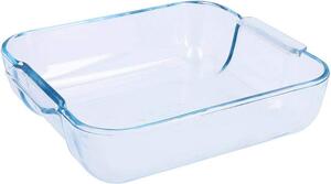 Pyrex Pirofila da Forno in Vetro Temperato Quadrata Capacit 1.8 Litri 21 x 21 cm colore Trasparente