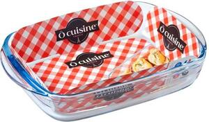 O cuisine Pirofila da Forno in Vetro Temperato Rettangolare 39 x 23 cm colore Trasparente