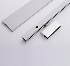 Brugel Porta Scorrevole In Vetro Temperato Smerigliato con Binario Silenzioso 77.5x205 cm - E70017
