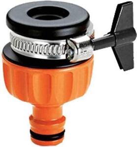 Claber Presa Rubinetto a Sezione rotonda mm. 1520 per Raccordo Tubo da Giardino Irrigazione con Fascetta in Acciaio Inox - 8525
