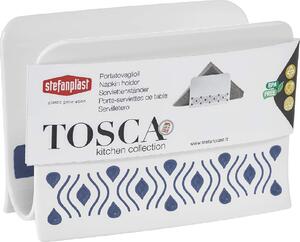 STEFANPLAST Portatovaglioli da Tavolo Tosca colore Blu Resina - 55351