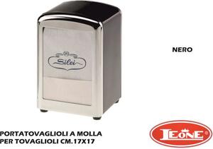 Leone Portatovaglioli da Tavolo Nero x Tov. cm 17x17 - LEO1005Z