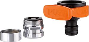 Claber Presa Rubinetto con filetto 22mm M / 24mm F per Raccordo Tubo da Giardino Irrigazione 3/4" - 8587