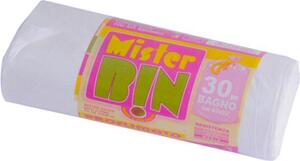 Mister Bin Sacco Immondizia Legacci Bianco 45 x 50 G 4 Pz 30 - MB4550R12