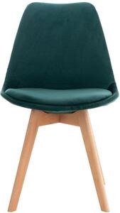 4pcs set di sedie Bridget verde