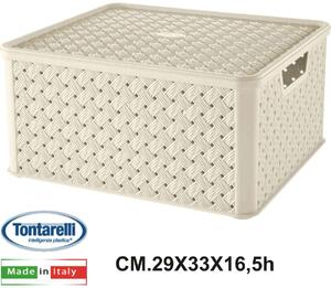 Tontarelli Scatola Arianna Grande litri 13 Angora 210E - 5776A