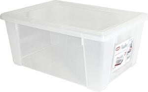 STEFANPLAST Scatola Multiuso Contenitore sottoletto capacit Lt. 15 cm. 39,5x29x17 h colore Trasparente - Linea Storage - 13052