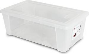 STEFANPLAST Scatola Multiuso Contenitore sottoletto capacit Lt. 5 cm. 32,5x19x11 h colore Trasparente - Linea Storage - 13050