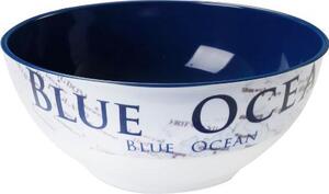 Brunner Scodella melamina Blue Ocean cm 15 Bianco decorato - 0830043N.C8C