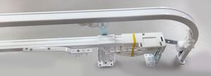 SEPE GROUP Scorritenda a soffito / parete Lunghezza 170/300 cm colore Bianco - 9007/011807 - Sirio Kit