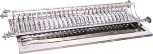 INOX ITALIA Scolapiatti Inox con Raccogligocce da 76 cm - H0078 52