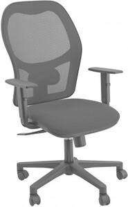 Unisit Sedia Ergonomica con Ruote e Braccioli in Tessuto Mesh colore Nero