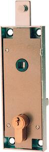 Prefer Serratura Per Porta basculante Cilindro Sagomato Scatola 155x55 Catenaccio 1 mandata - B561