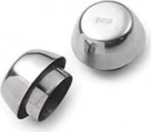 Pedrini Set 2 paraspruzzi per caffettiere Acciaio inox - 130