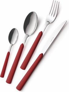 Eme Set di Posate 24 pz colore Rosso - BARF24FA11