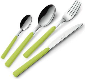 Eme Set Posate Fast 24 pezzi in Acciaio Inox colore Verde - BARF24FA69