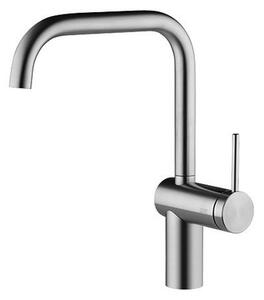KWC Livello 1E, miscelatore per lavello, acciaio inox, alta pressione
