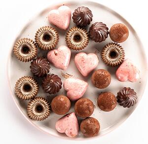 Silikomart Stampo in Silicone per Dolci Cioccolatini 11 Posti x 3 cm colore Marrone - Choco Crown